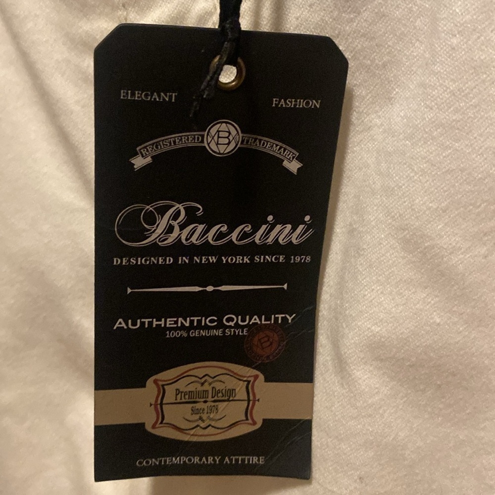 Baccini Authentic Quality White Denim Jeans - Picture 2 of 13